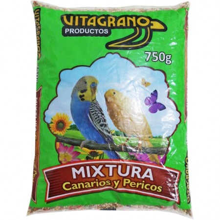 ALIMENTO AVES 750 G MIXTURA CANARIOS...