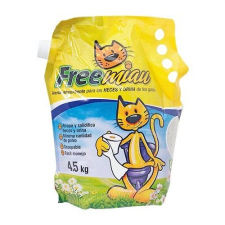 ARENA PARA GATOS FREE MIAU BL X 4.5KL