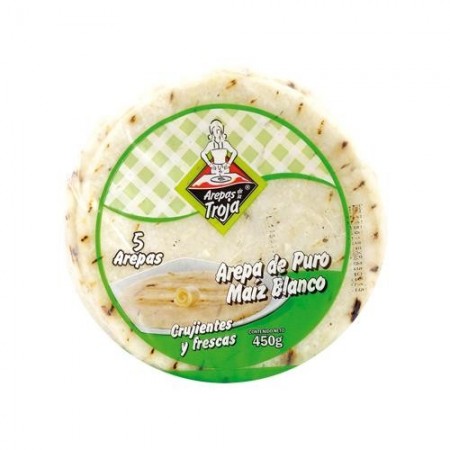 AREPA BLANCA LA TROJA PQT X5UN X450GR