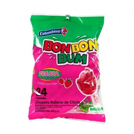 BON BON BUM FRESA INTENSA *24UND