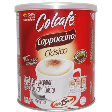 CAPUCHINO COLCAFE 270G CLASICO TARRO