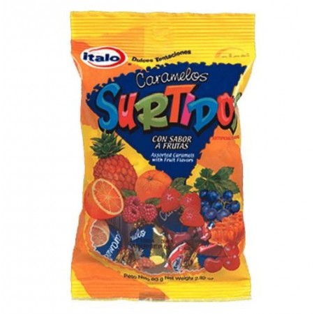 CARAMELO ITALO SURTIDO *80G