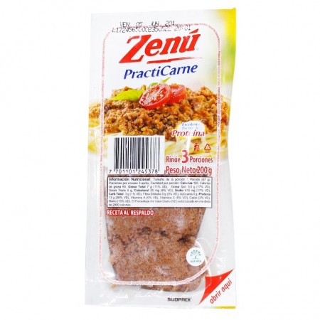 CARNE MOLIDA ZENU X200GR PRACTICARNE