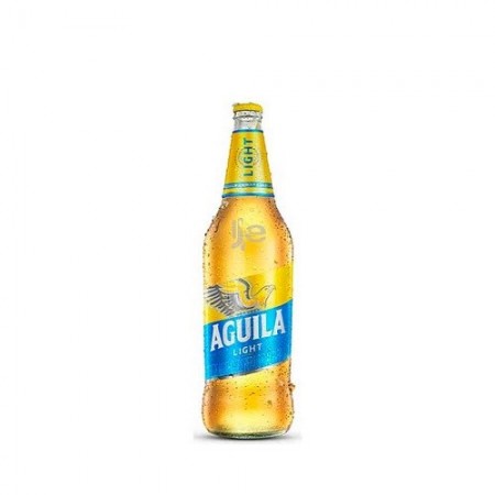 CERVEZA AGUILA LIGHT DE VIDRIO *750ML