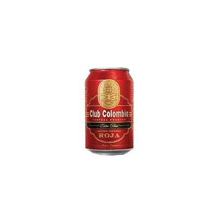 CERVEZA CLUB COLOMBIA X330ML LATA ROJA