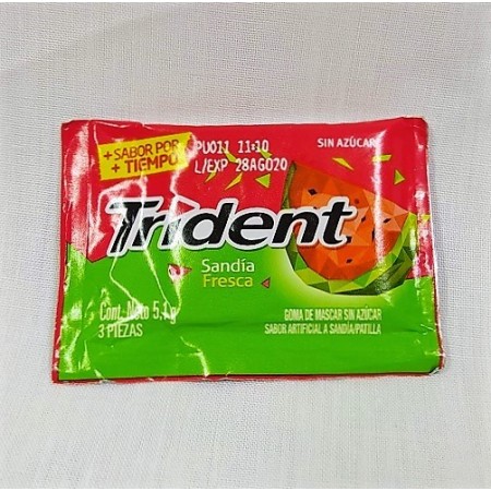 CHICLE TRIDENT SANDIA *3UND