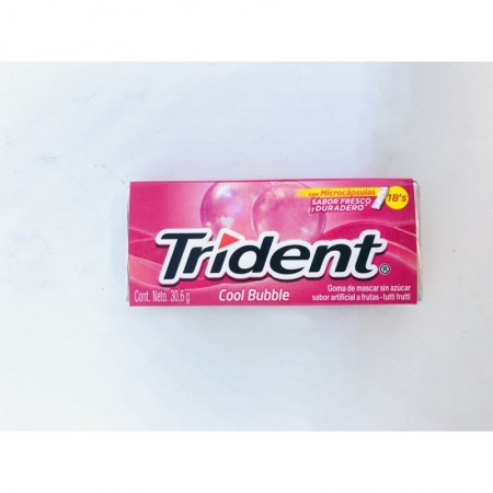 CHICLE TRIDENT TUTIFRUTT SBRX18UX30.6G