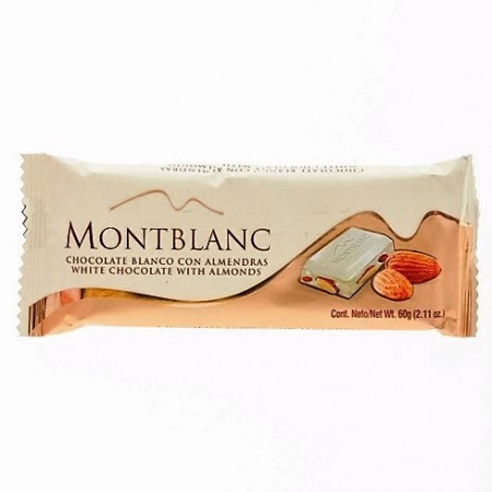 CHOCCOLATINA MONTBLANC ALMENDRAS *60G