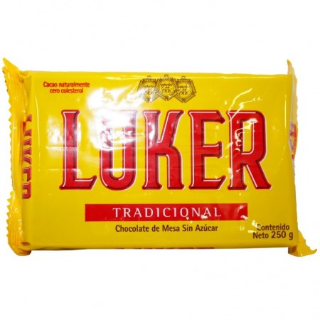 CHOCOLATE LUKER X250G AMARGO
