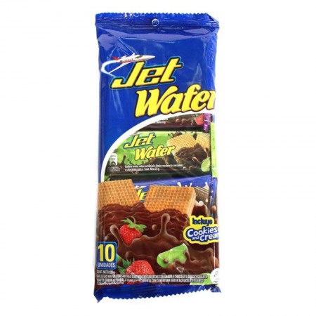 CHOCOLATINA JET X10 WAFER SURTIDA