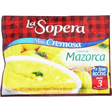 CREMA LA SOPERA X 3PORCIONES MAZORCA