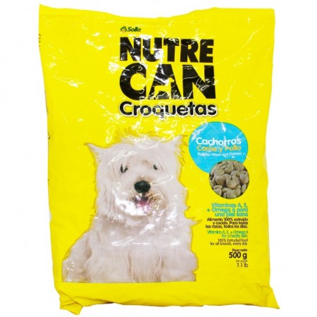 CUIDO PARA PERRO NUTRECAN X500GR CROQ...