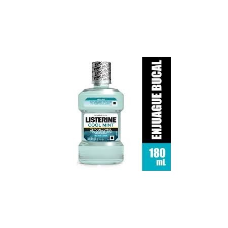 ENJUAGUE BUCAL LISTERINE X180ML ZERO