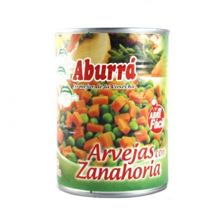 ENLATADO ABURRA X580GR ARVEJA CON...