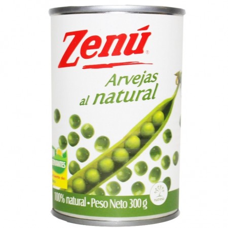 ENLATADO ZENU X300G ARVEJA ZENU