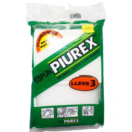 ESPONJA PIUREX X 3 UNDS