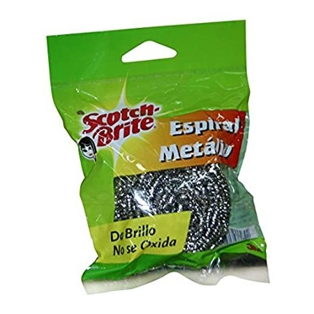 ESPONJA SCOTCH BRITE ESPIRAL METALICA...