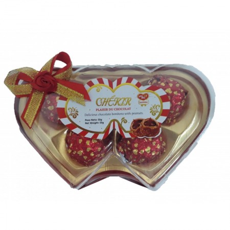 ESTUCHE CHOCOLATES ADRO CORAZÓN DOBLE...