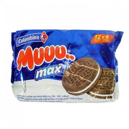 GALLETA COLOMBINA MUUU MAX *12UND