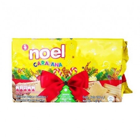 GALLETA NOEL NAVIDAD CARAVANA CAJA *200G