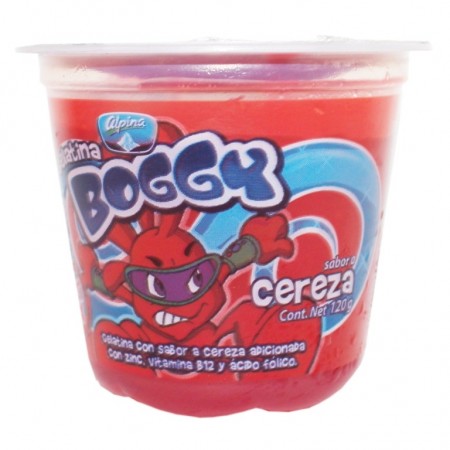 GELATINA BOGGY X 120 G CEREZA ALPINA