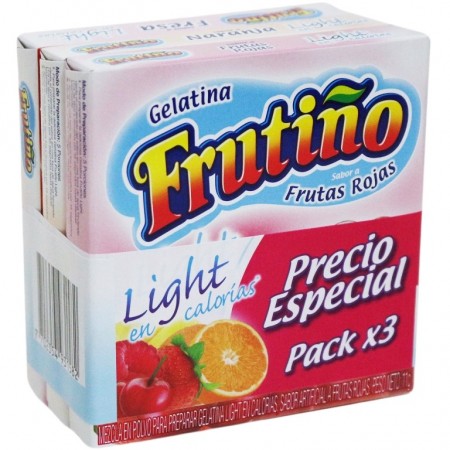 GELATINA FRUTIÑO X 3 X 11 G LIGHT...