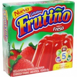GELATINA FRUTIÑO X 40 G FRESA