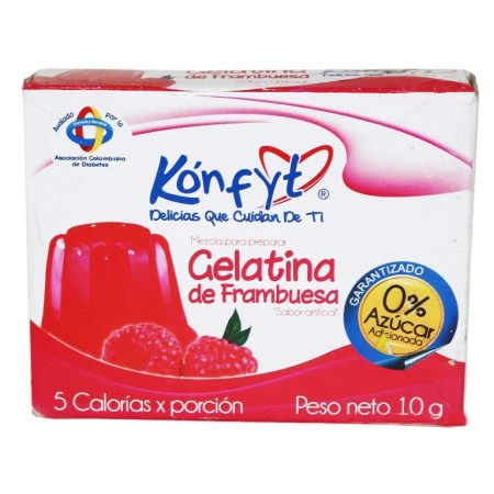GELATINA KONFIT X10GR SIN AZUCAR...