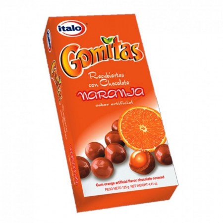 GOMITAS ITALO NARANJAS CUBIERTAS CON...