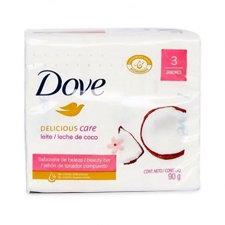 JABON DOVE LECHE DE COCO *3UND