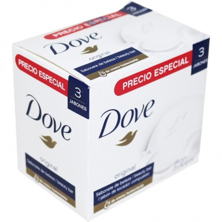 JABON DOVE X90G*3UND BLANCO