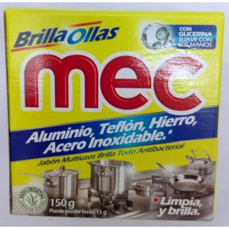 JABON MEC BRILLA OLLAS * 150 GRAMOS.