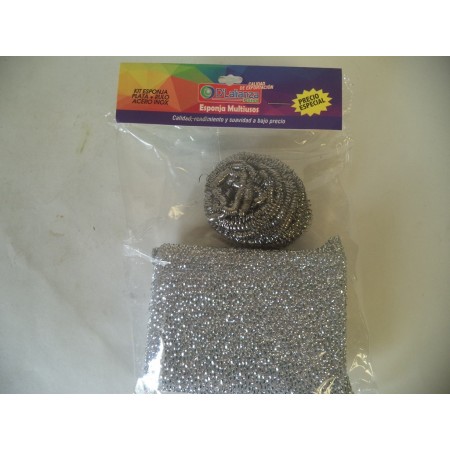 KIT ESPONJA DLALIANZA PLATA+RULO