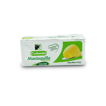 MANTEQUILLA COLANTA X125GR CON SAL
