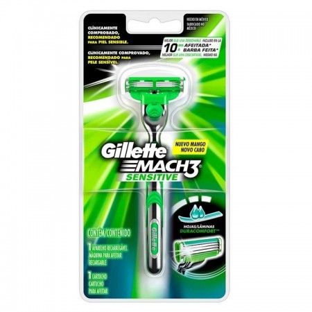 MAQUINA GILLETTE MACH 3 SENSITIVE 1...