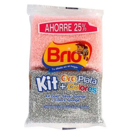 OFERTA ESPONJA BRIO ORO/PLATA +...
