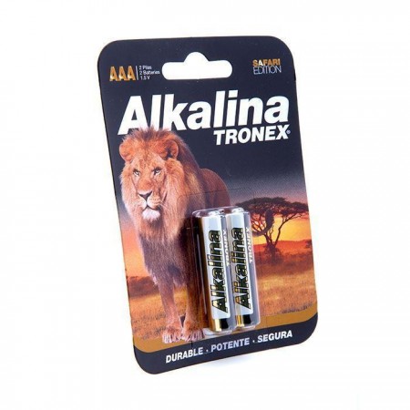 PILAS TRONEX PAR ALKALINA AAA
