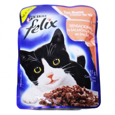 POUCH FELIX X156GR SENSACIONES SALMON...