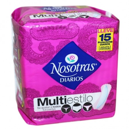 PROTECTORES NOSOTRAS X15UN DIARIOS MULTI
