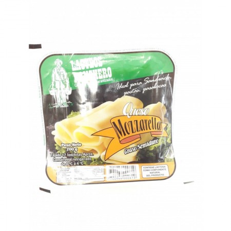 QUESO RANCHERO MOZARELLA X 200 GR