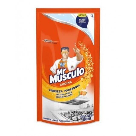 QUITA GRASA MR MUSCULO X500ML VERDE...