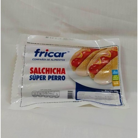 SALCHICHA FRICAR SUPERPERRO *500G