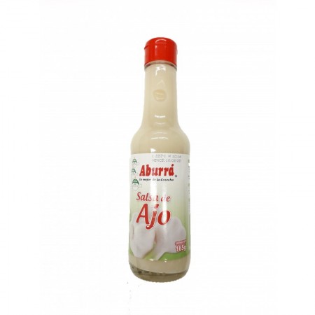 SALSA DE AJO ABURRA X 165 GR