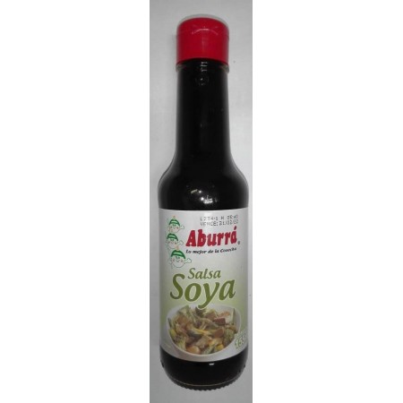 SALSA DE SOYA ABURRA FRASCO * 165 GRAMOS