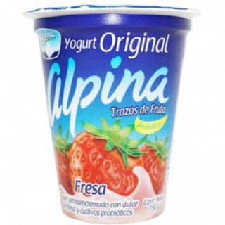 YOGURT ALPINA X 150GR FRESA