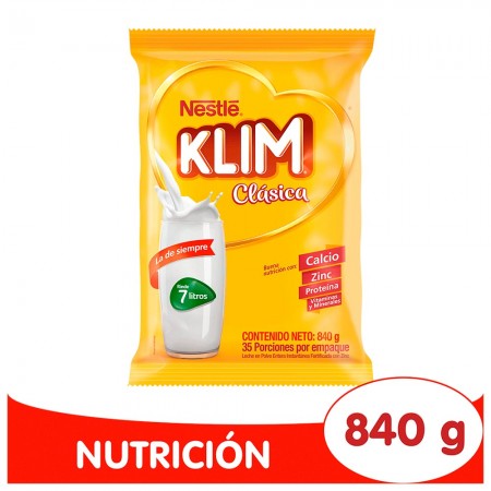 LECHE EN POLVO KLIM X840G INSTANTANEO