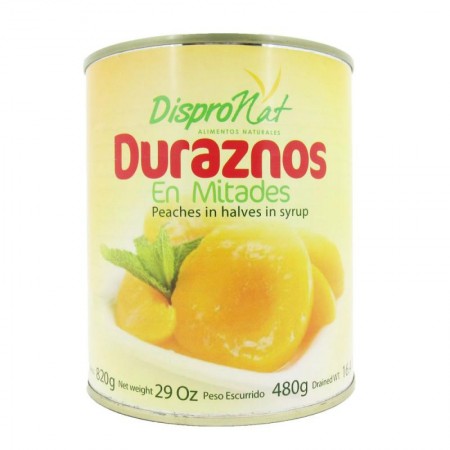 DURAZNOS DISPRONAT EN MITADES 820G