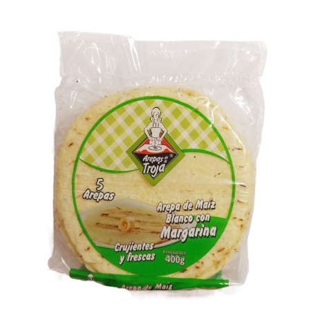 AREPA DE LA TROJA BLANCA CON...