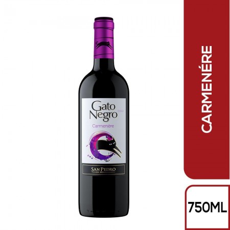 VINO CARMENERE GATO NEGRO X 750 ML