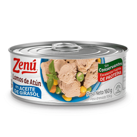 ATUN ZENU EN ACEITE GIRASOL *160G